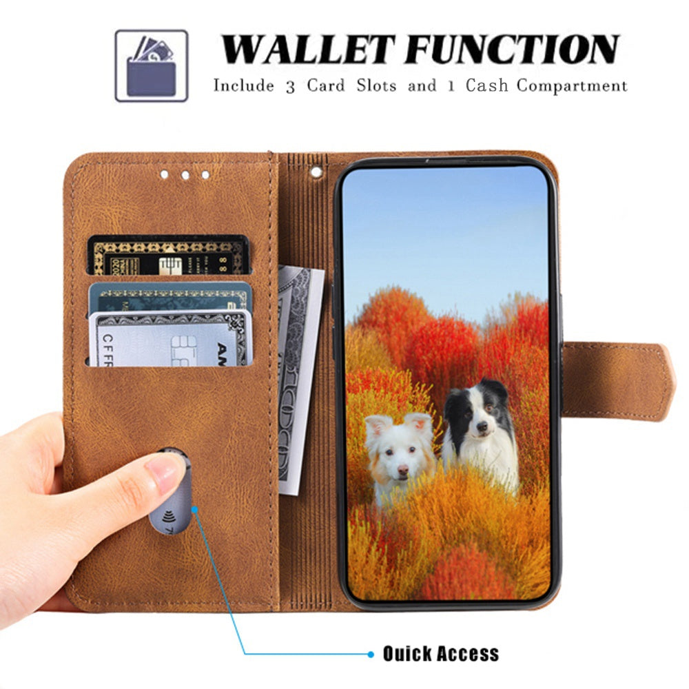 TTUDRCH For Samsung Galaxy S20 FE 2022/S20 FE/S20 Fan Edition/S20 FE 5G/S20 Fan Edition 5G/S20 Lite 004 Splicing PU Leather RFID Blocking Stand Wallet Phone Case with Strap - Brown TTUDRCH For Samsung Galaxy S20 FE 2022/S20 FE/S20 Fan Edition/S20 FE 5G/S20 Fan Edition 5G/S20 Lite 004 Splicing PU Leather RFID Blocking Stand Wallet Phone Case with Strap - Brown